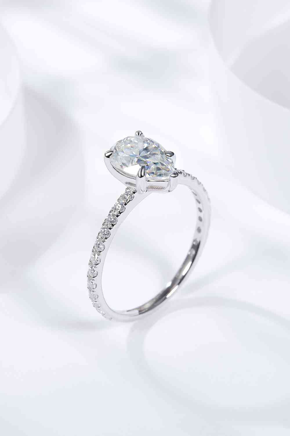 Glittering Grace 1.8 Carat Moissanite Ring