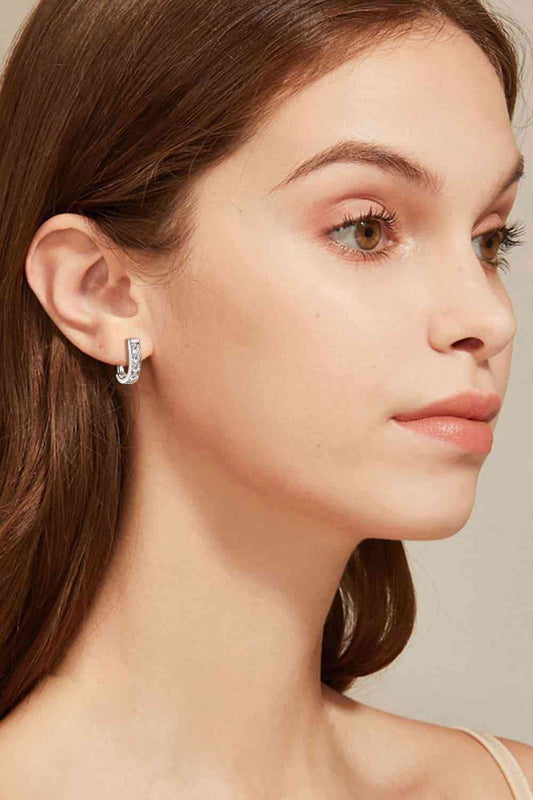 Velvet Rose Moissanite Earrings