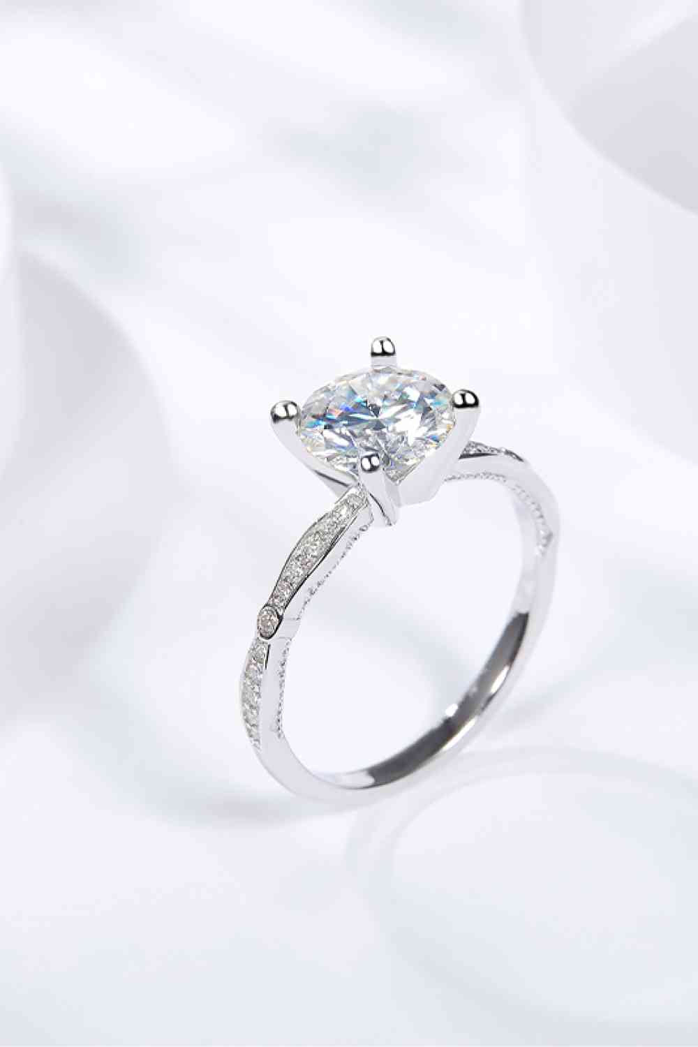 Ethereal Bloom 1.5 Carat Moissanite Ring