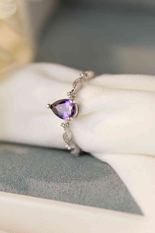 Brilliant Breeze Amethyst Ring