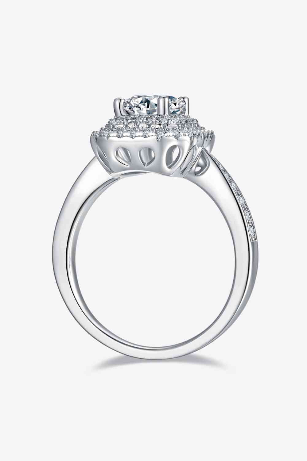 Sparkling Whimsy 1 Carat Moissanite Ring