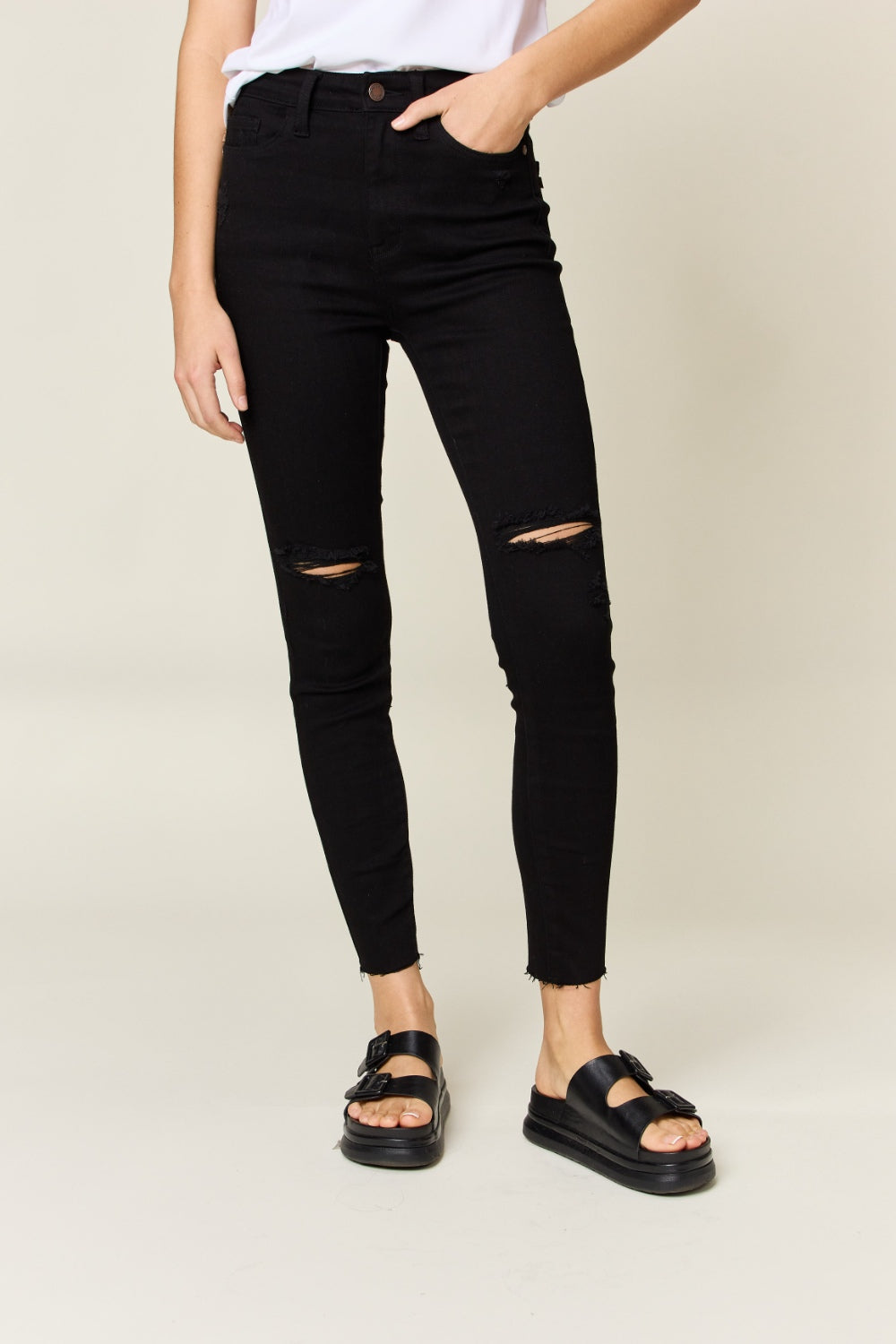 Jillian Tummy Control High Waist Skinny Jeans