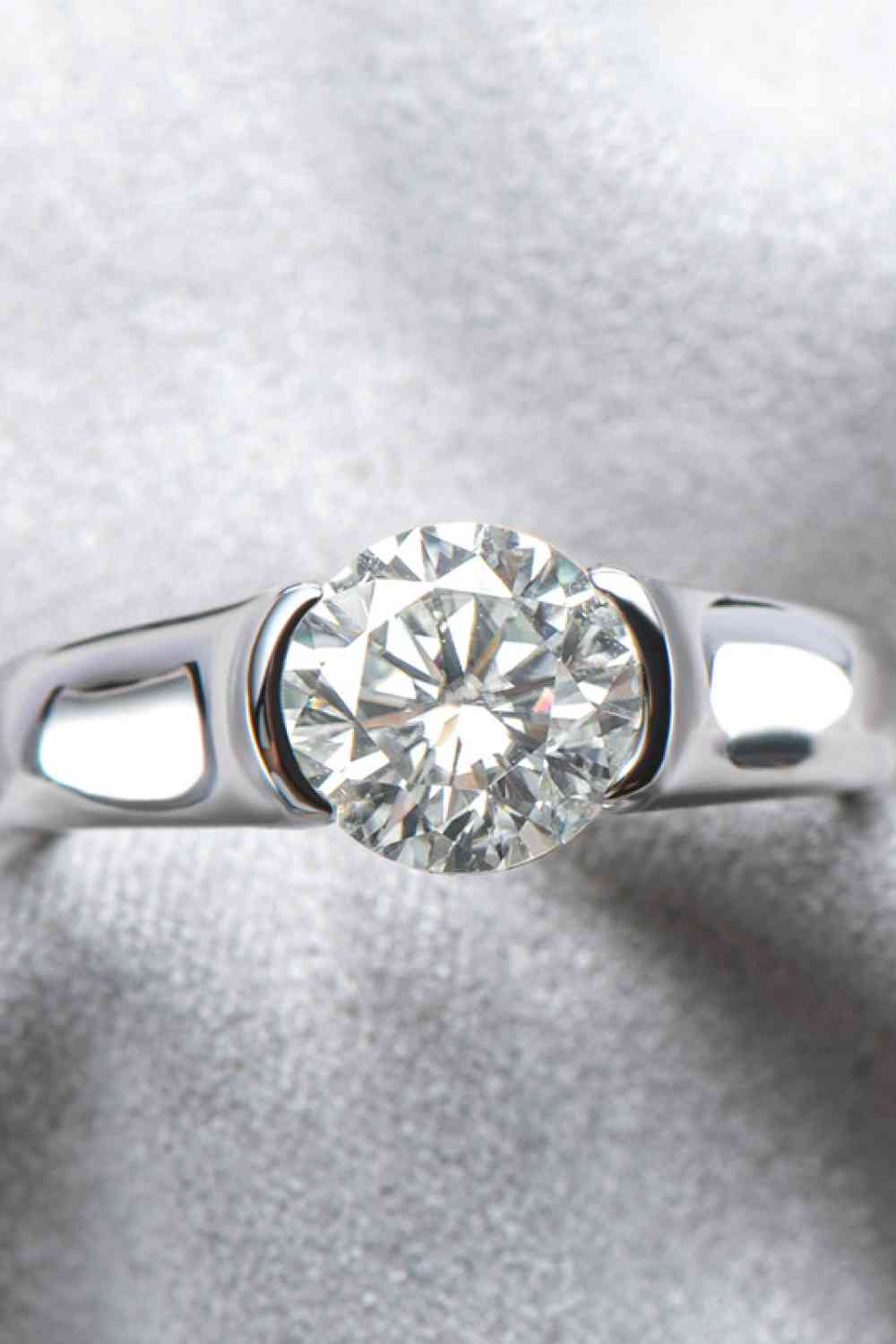 Twilight Jasmine 2 Carat Moissanite Ring