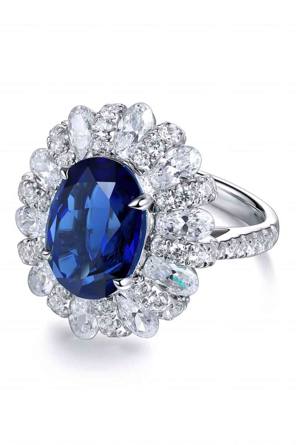 Gemstone Grace 5 Carat Lab-Grown Sapphire Ring