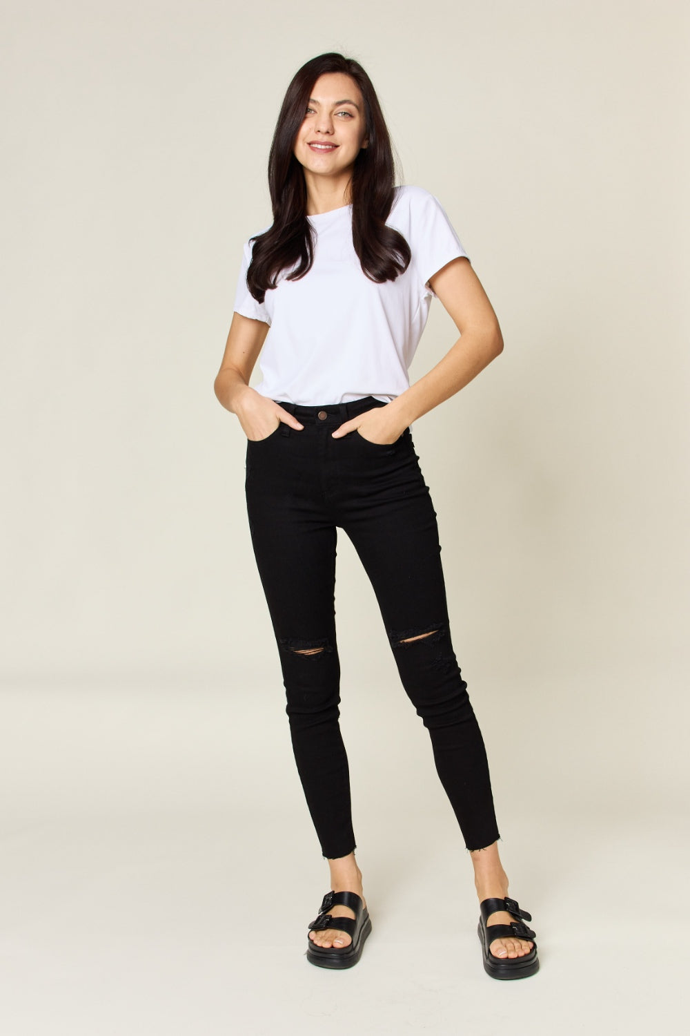 Jillian Tummy Control High Waist Skinny Jeans