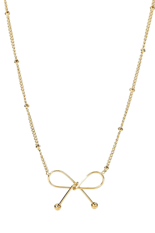 Dainty Bow Knot Necklace