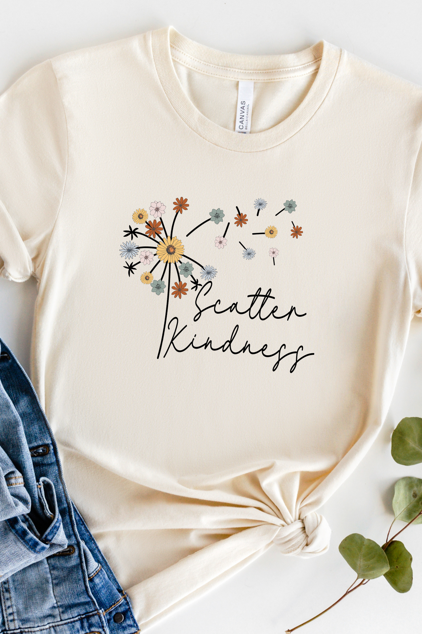 Scatter Kindness Bella Canvas Tee