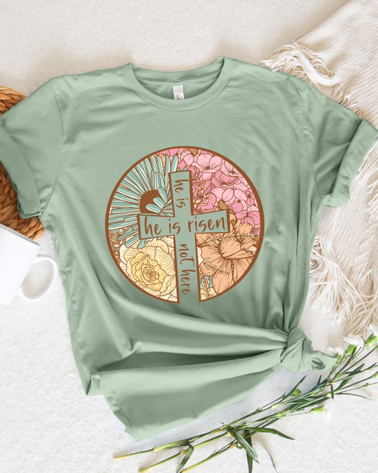 He Is Risen Bella Canvas Tee