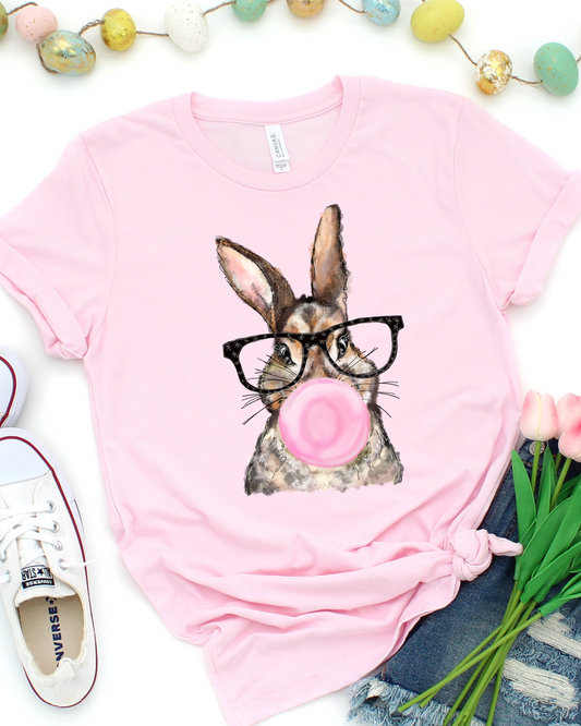 Bubblegum Bunny Bella Canvas Tee