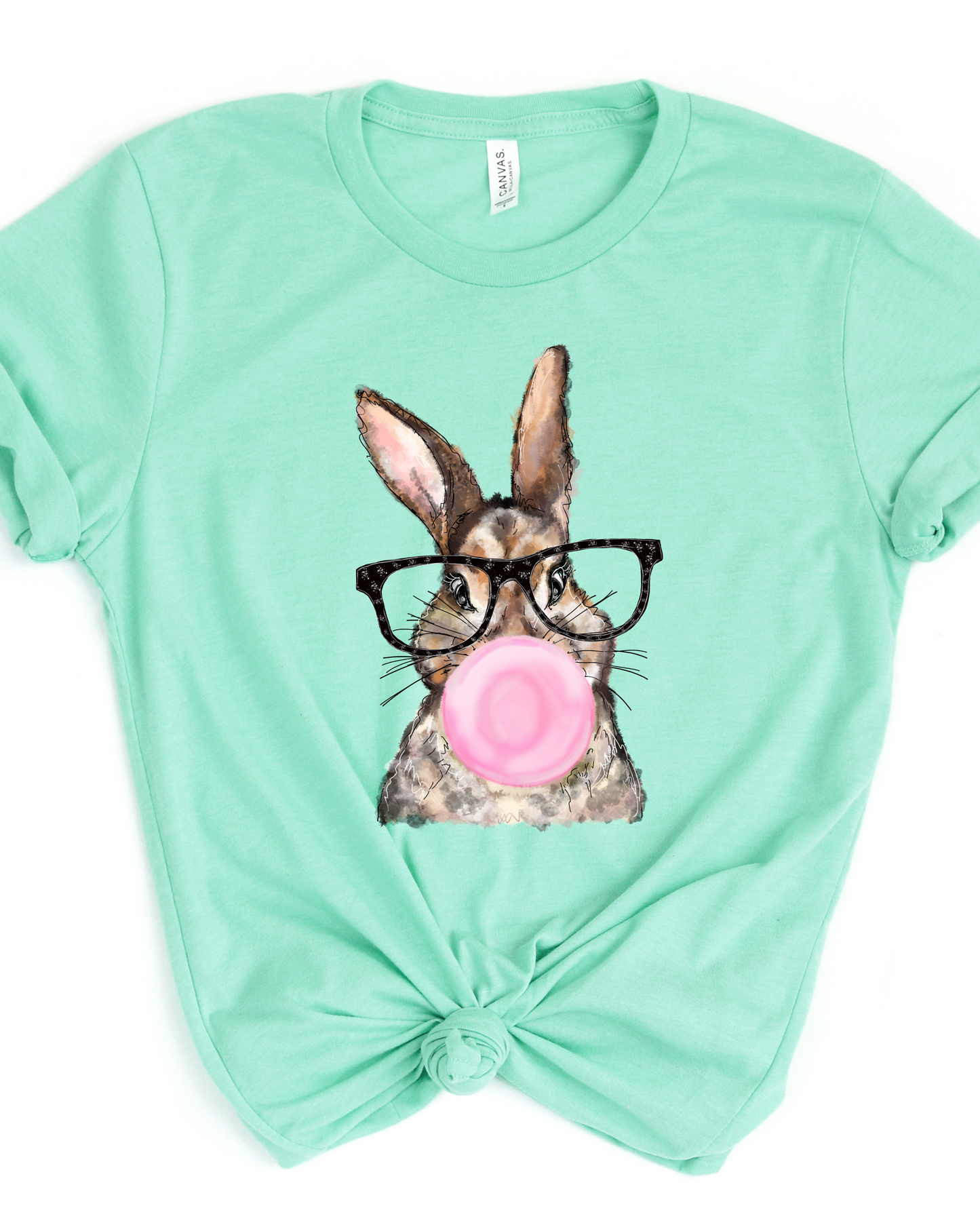 Bubblegum Bunny Bella Canvas Tee