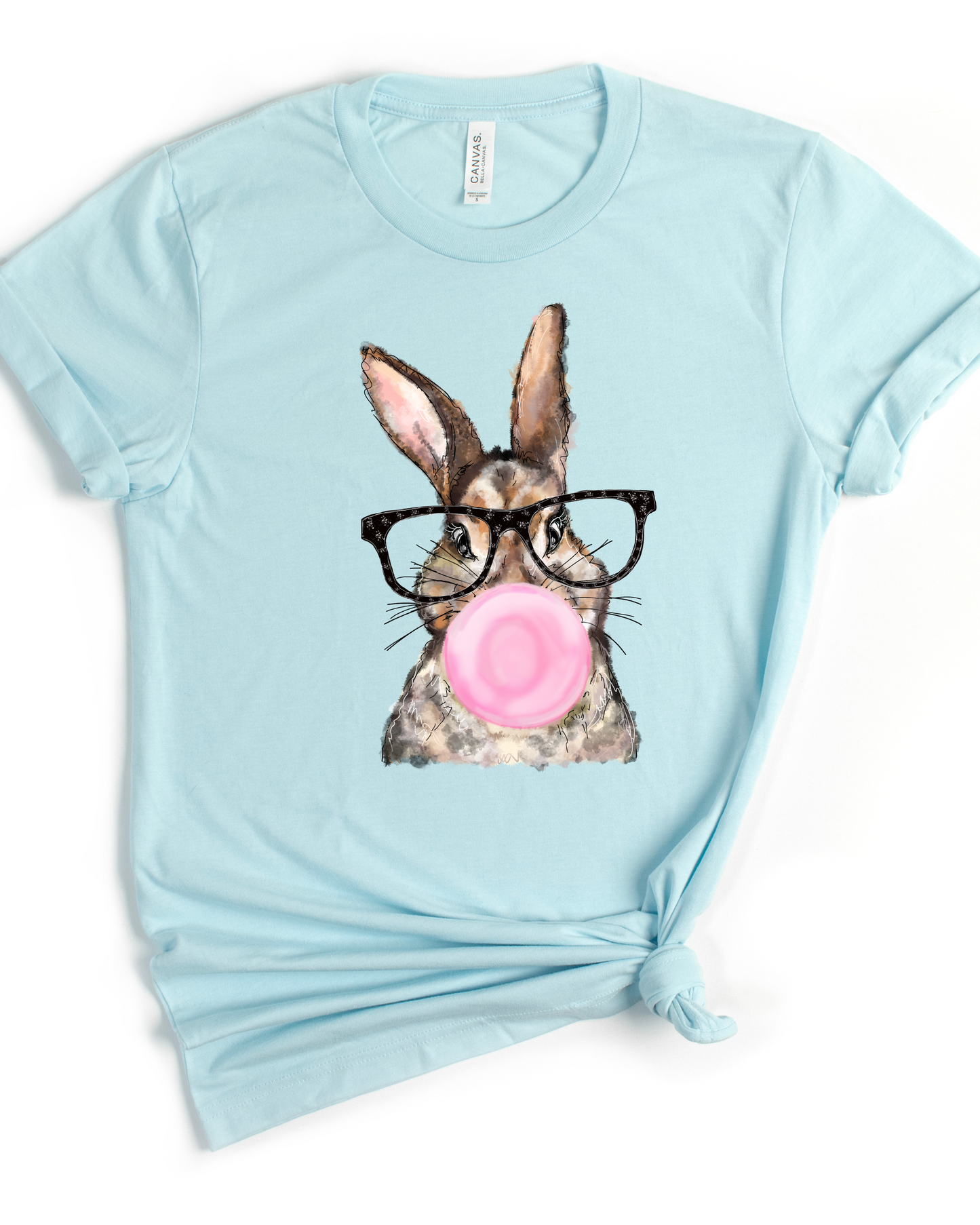 Bubblegum Bunny Bella Canvas Tee