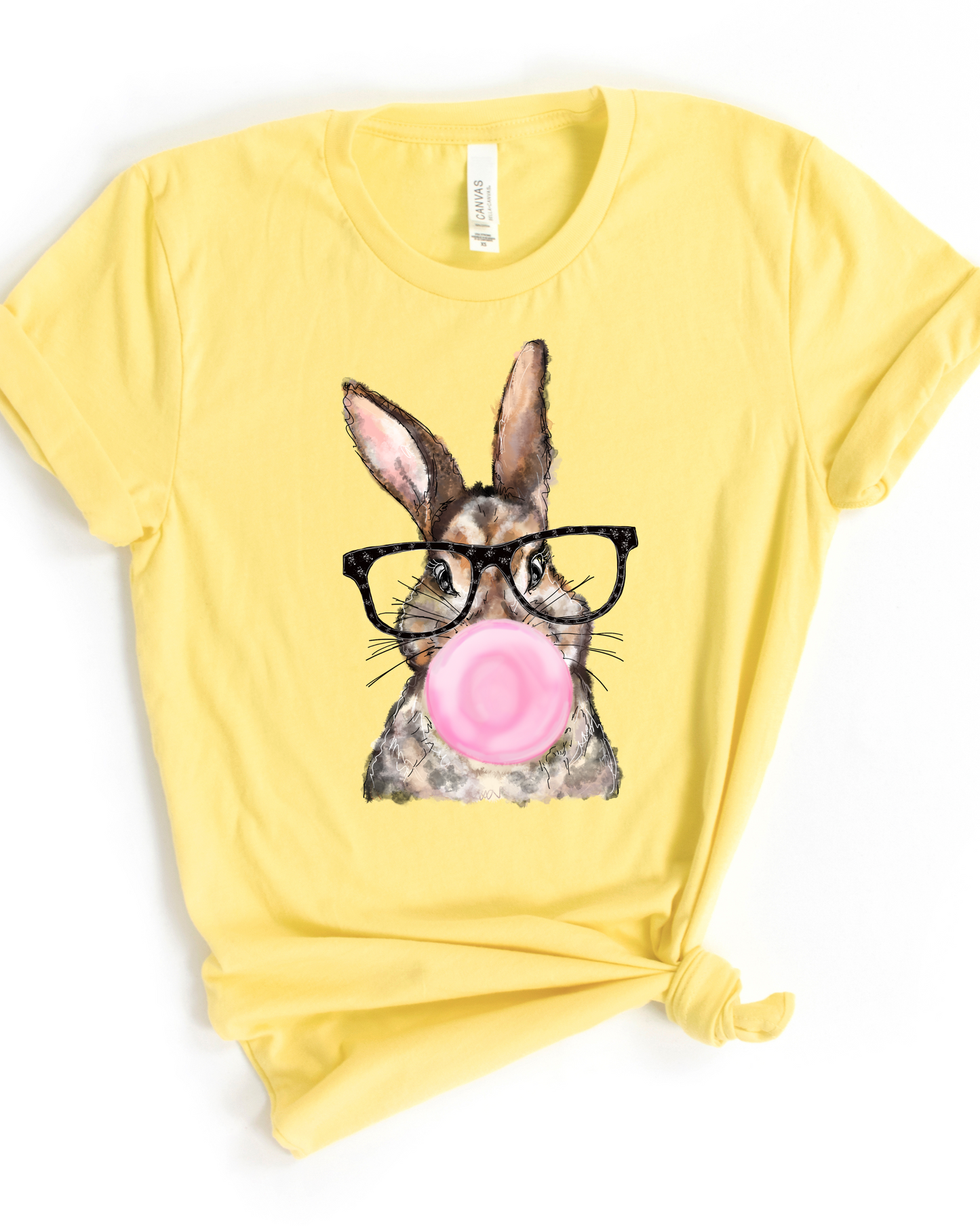 Bubblegum Bunny Bella Canvas Tee