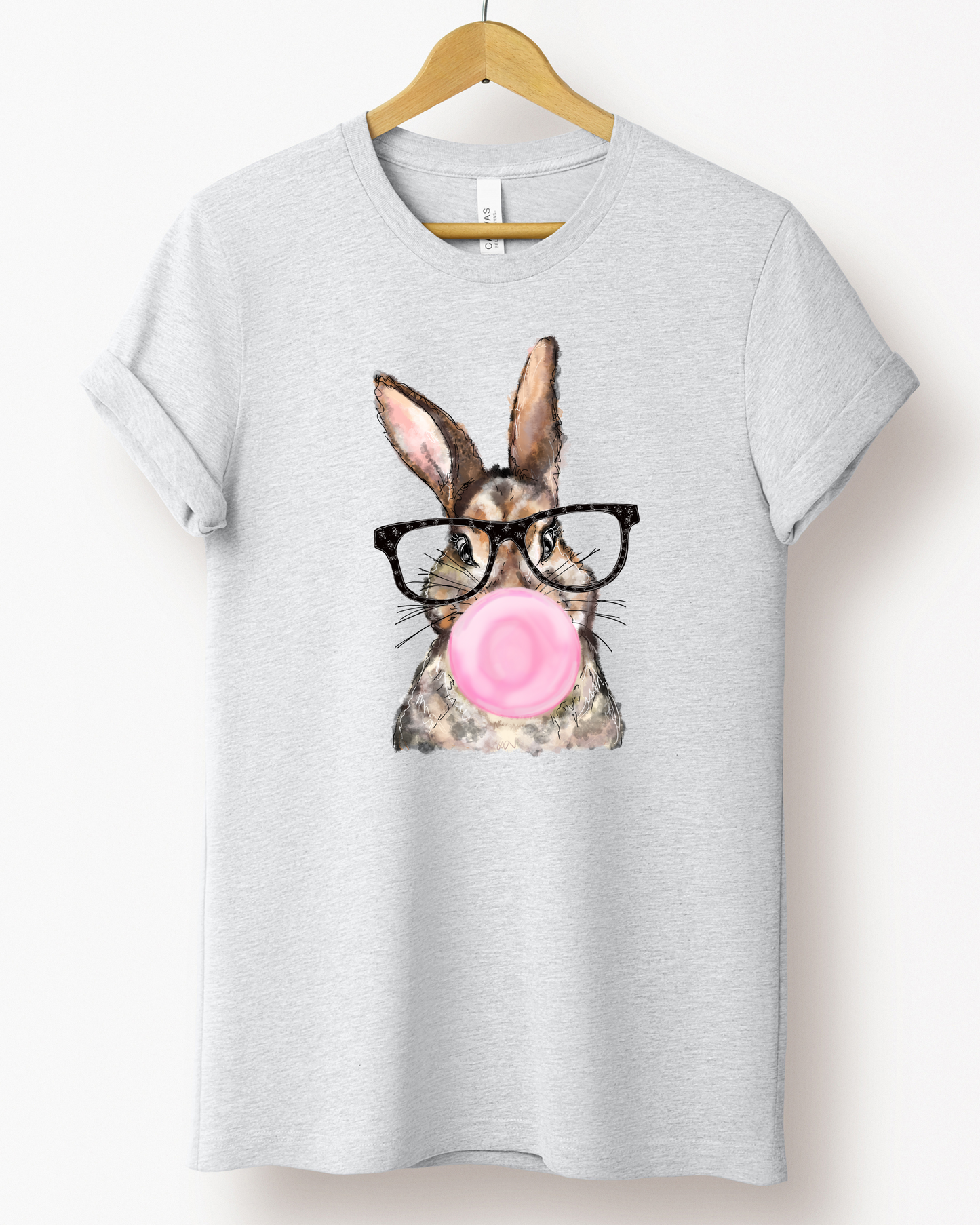 Bubblegum Bunny Bella Canvas Tee