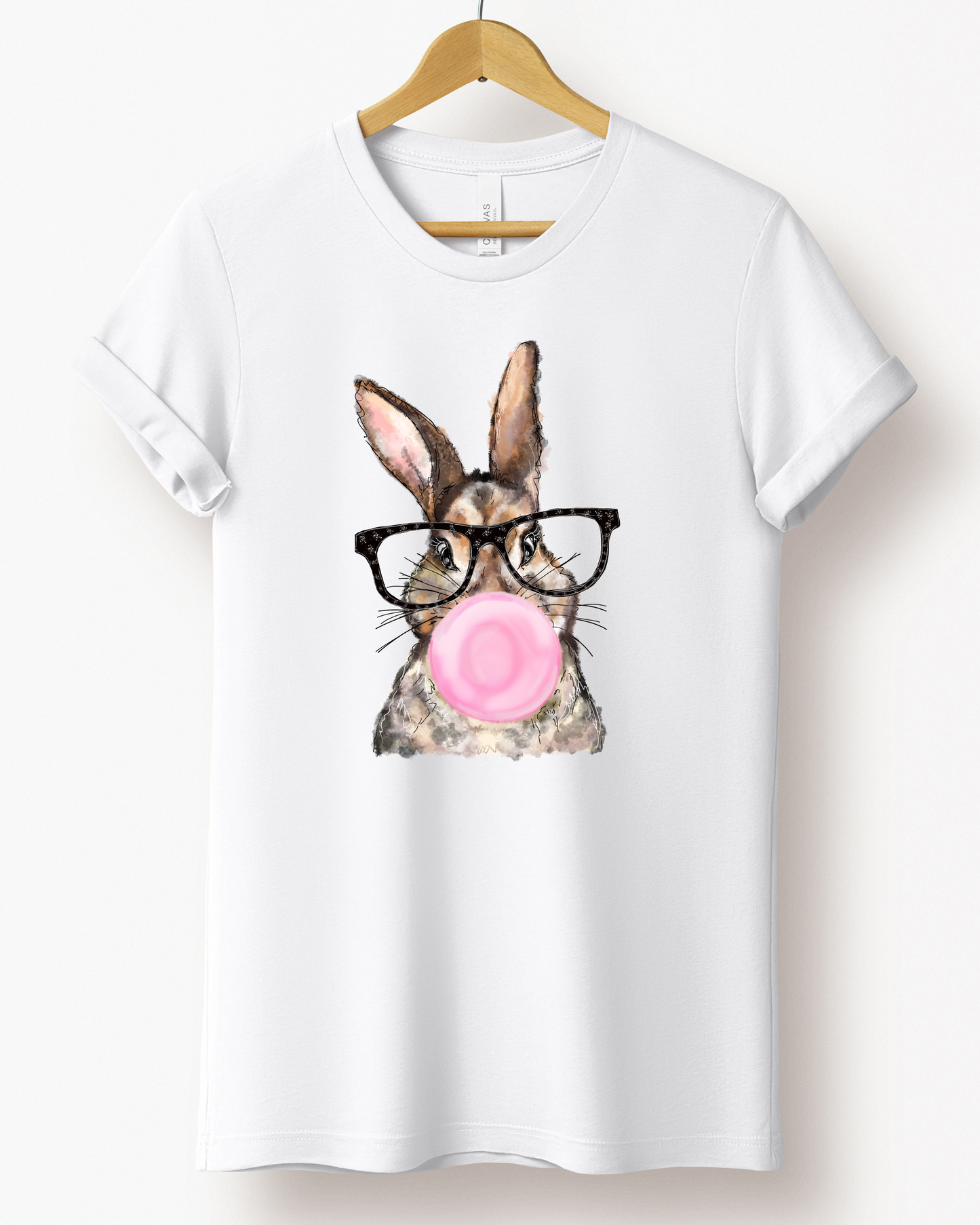 Bubblegum Bunny Bella Canvas Tee