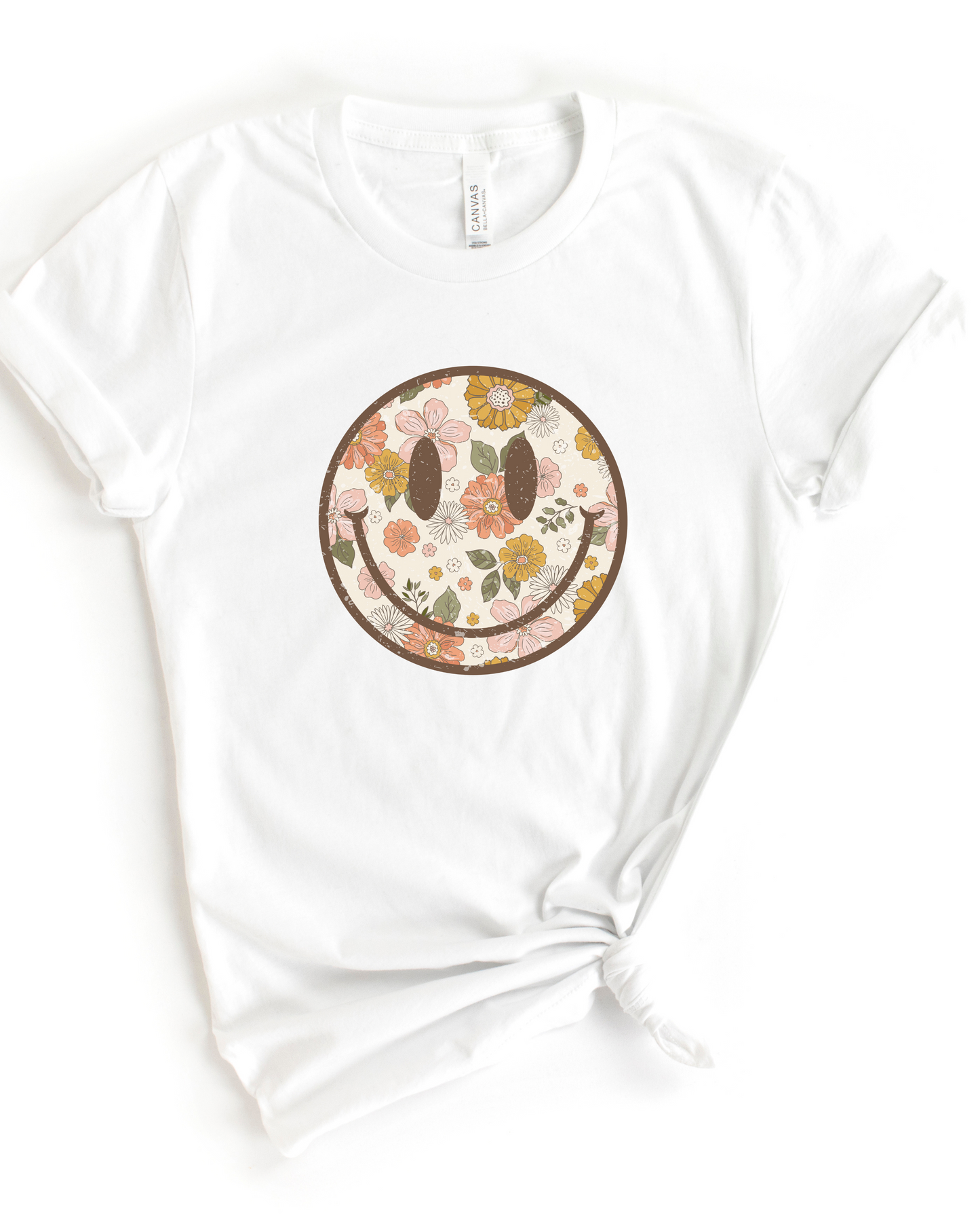 Boho Smile Bella Canvas Tee