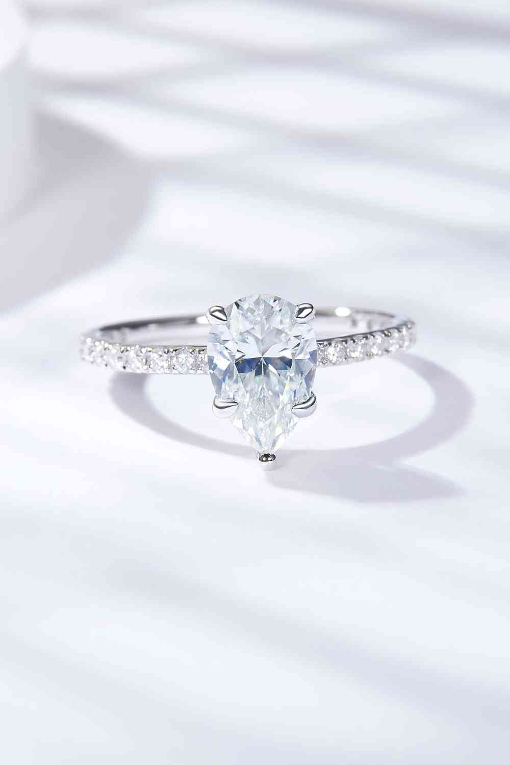 Glittering Grace 1.8 Carat Moissanite Ring