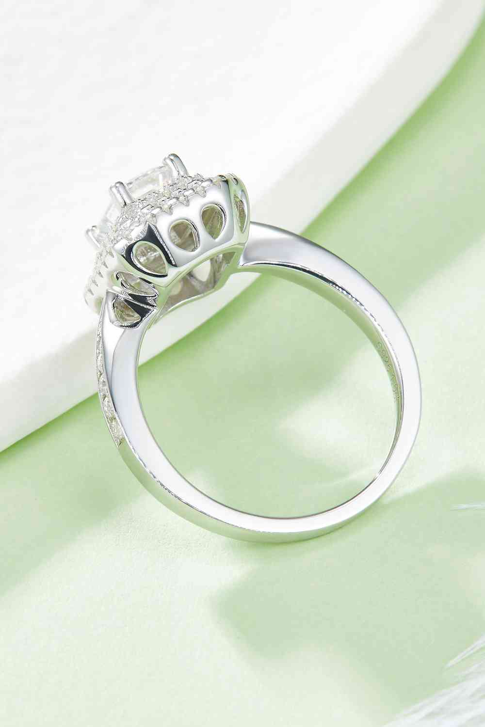 Sparkling Whimsy 1 Carat Moissanite Ring