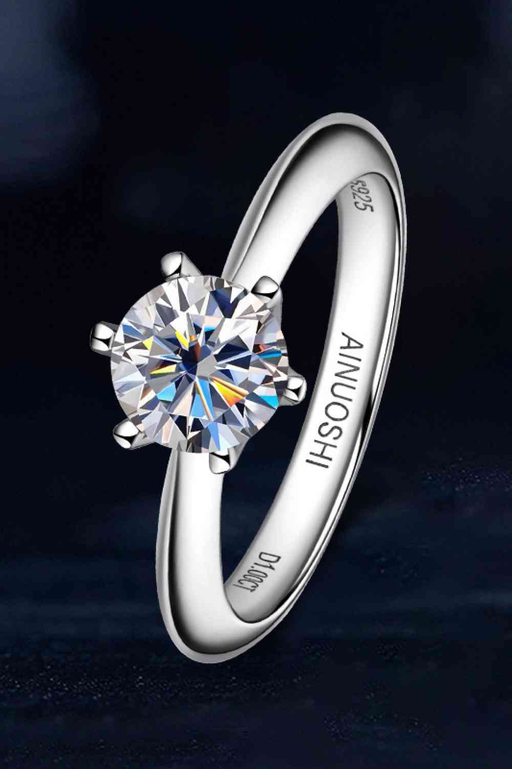 Wonderful Life 1 Carat Moissanite Ring