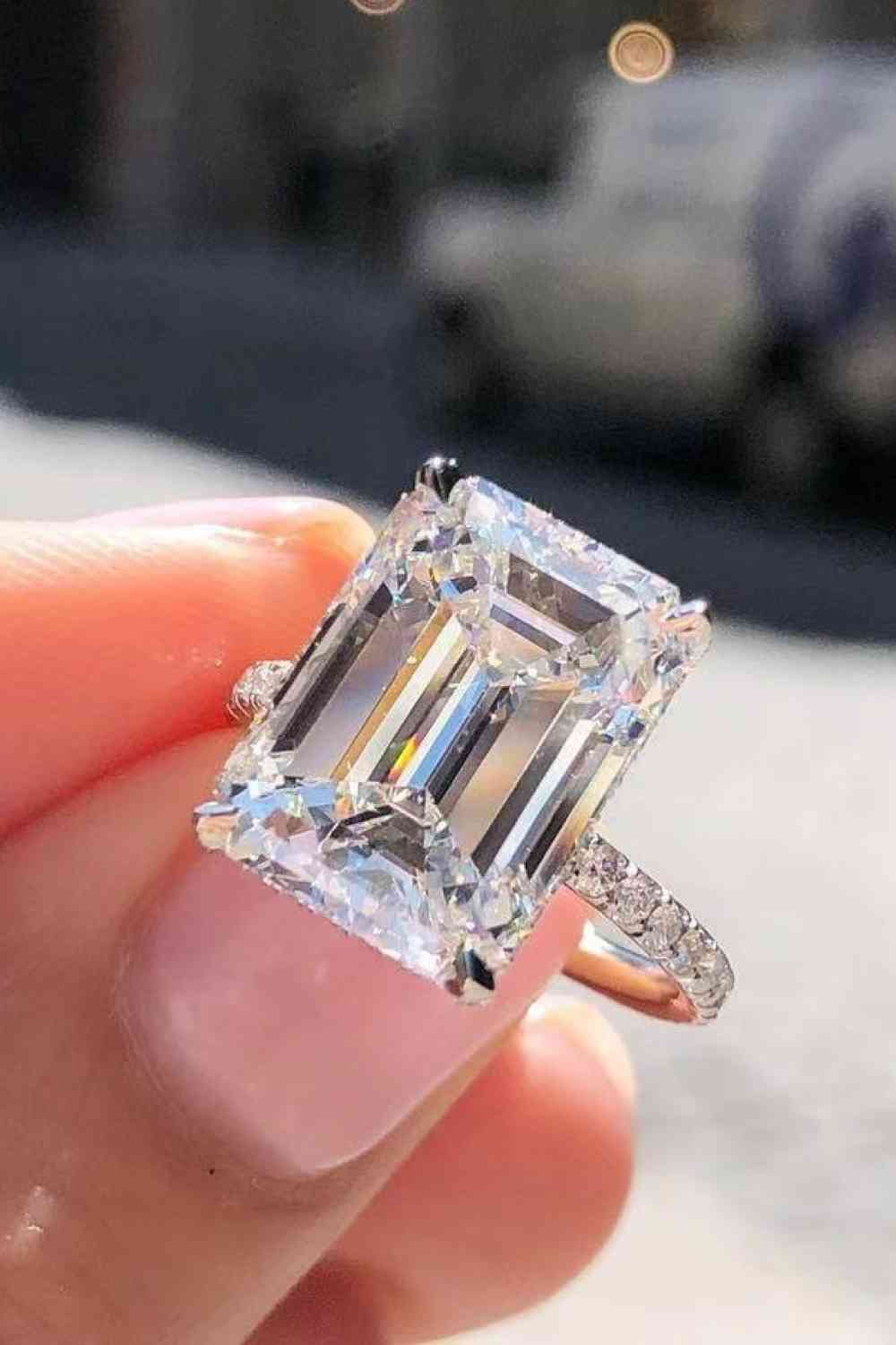 Luminous Luxe 5 Carat Moissanite Ring