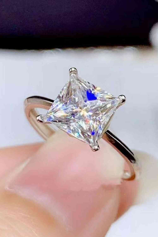 Radiant Harmony 5 Carat Moissanite Ring