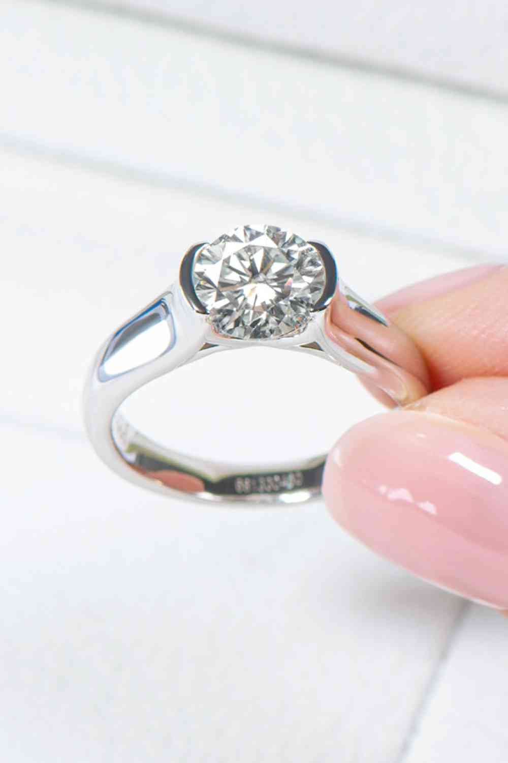 Twilight Jasmine 2 Carat Moissanite Ring