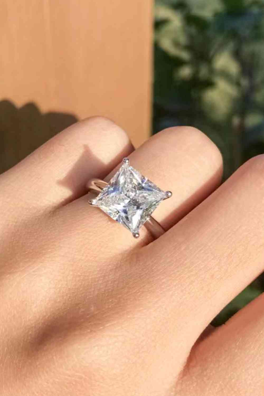 Radiant Harmony 5 Carat Moissanite Ring