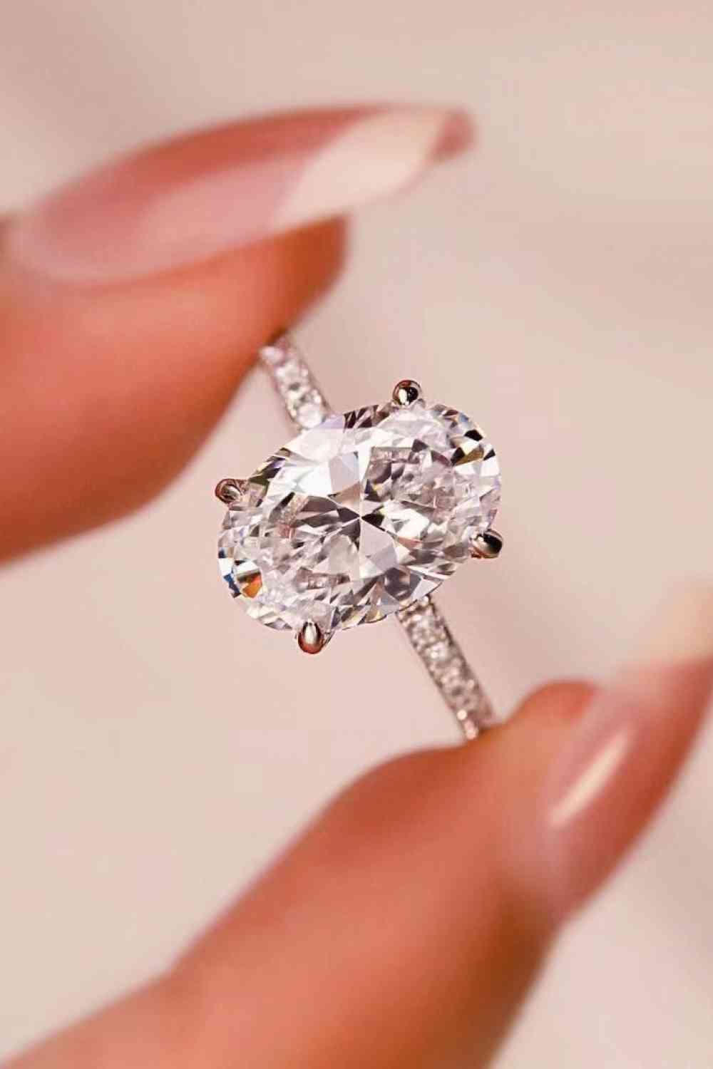 Radiant Bloom 2 Carat Moissanite Ring