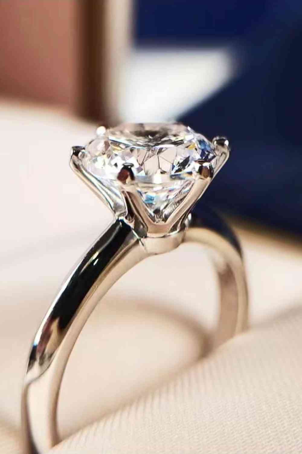 Graceful Lily 3 Carat Moissanite Ring