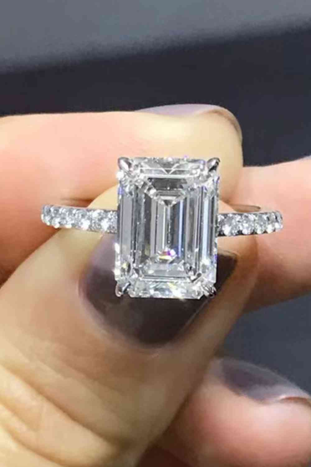 Luminous Luxe 5 Carat Moissanite Ring