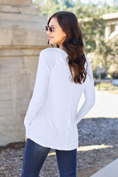 Basic Bae Long Sleeve Thumb Hole Tee