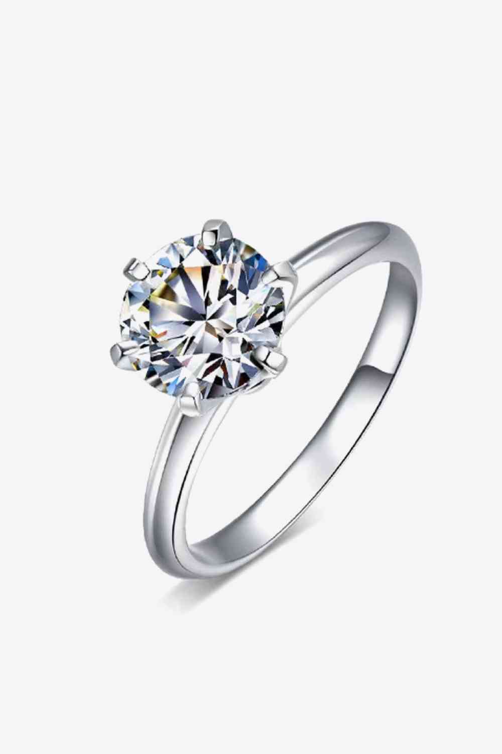 Graceful Lily 3 Carat Moissanite Ring