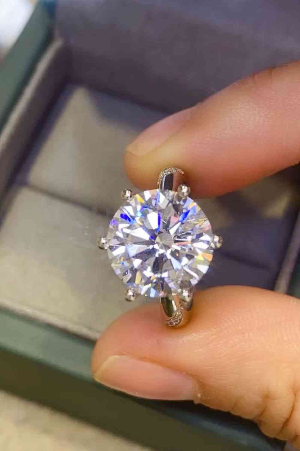 Celestial Harmony 5 Carat Moissanite Ring