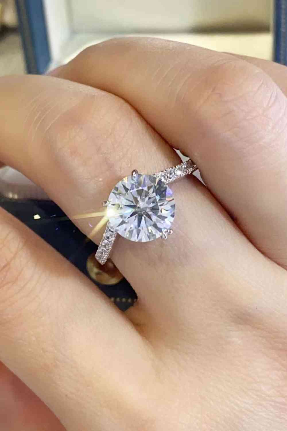 Dazzle Dance 3 Carat Moissanite Ring