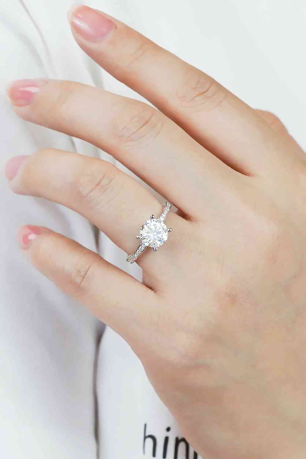 Ethereal Bloom 1.5 Carat Moissanite Ring