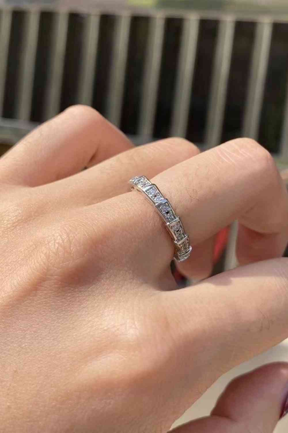 Simple & Shiny 3 Carat Moissanite Ring