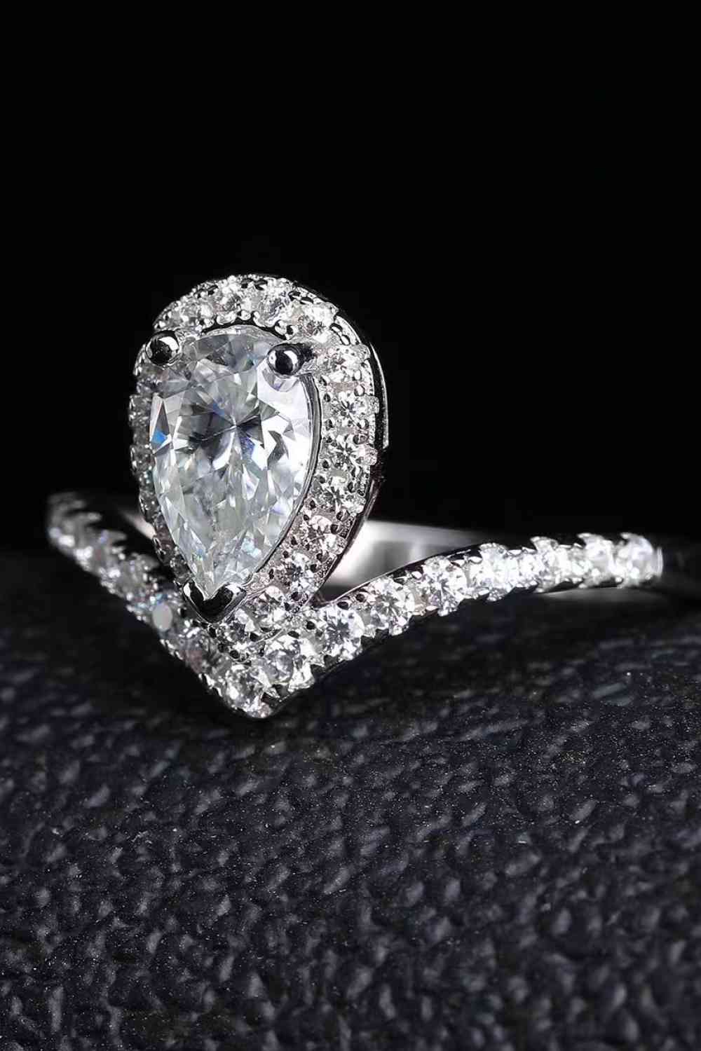 Serene Reflection 2 Carat Moissanite Ring