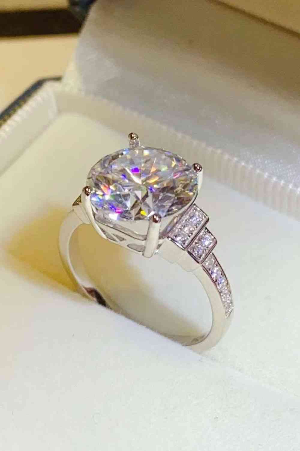 Moonlit Mirage 5 Carat Moissanite Ring