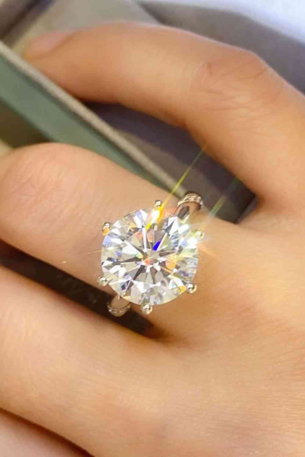 Celestial Harmony 5 Carat Moissanite Ring