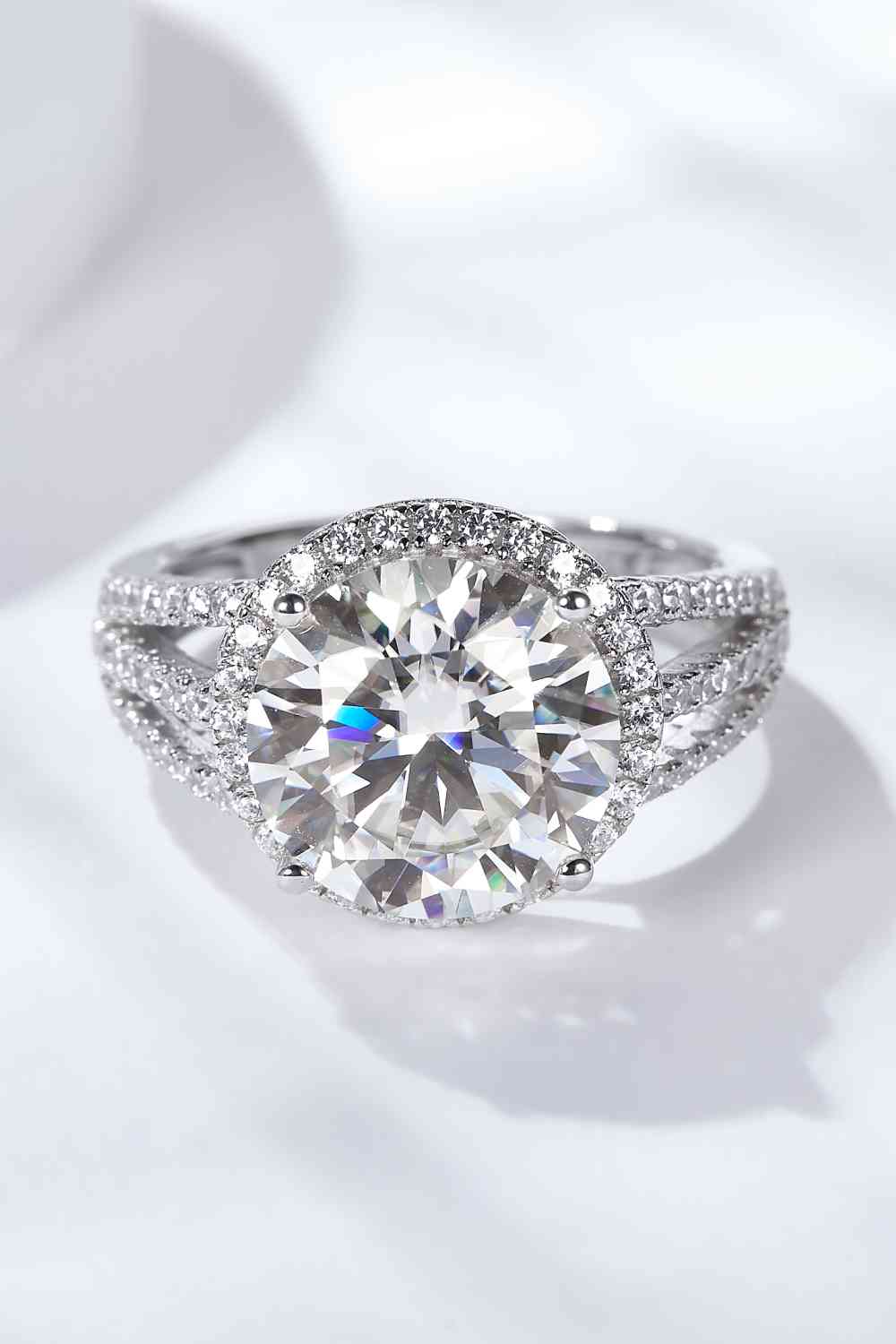 Whispering Winds 5 Carat Moissanite Ring