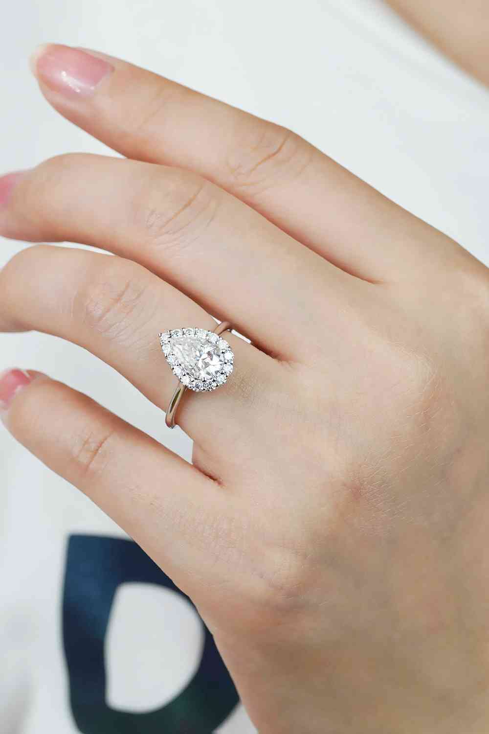 Dainty Delight 1.5 Carat Moissanite Ring